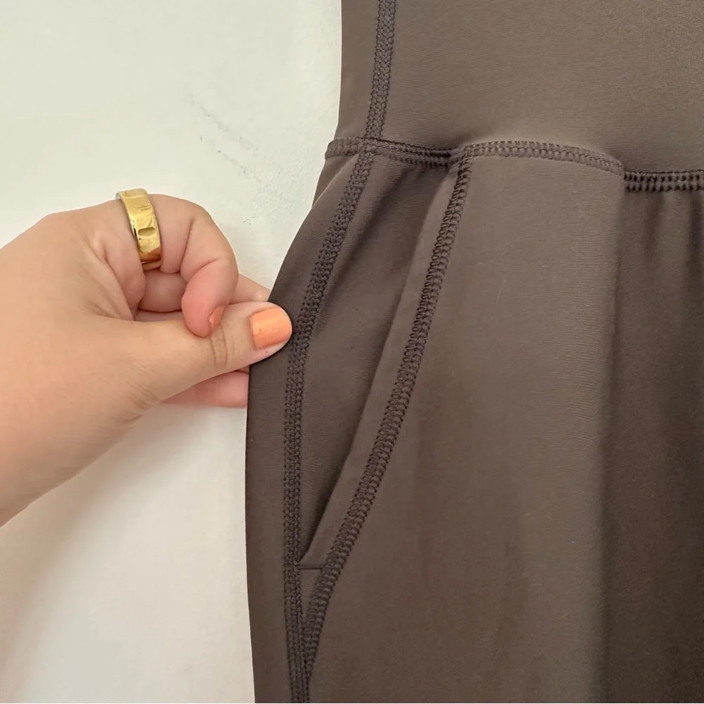 Old Navy Active (XS) Powersoft High Rise Tapered Legging w Pockets- Charcoal - Picture 4 of 11